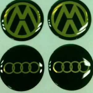 Brugerdefineret udskrivning krystalklar 3d-mærkat, Gennemsigtig polyurethanbelagt geletiket, Epoxy pu-harpiks-kuppelklistermærker til bil