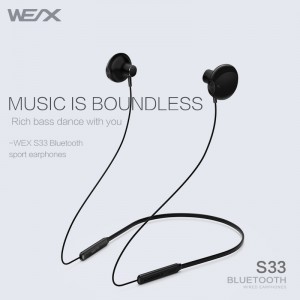WEX - S33 Bluetooth øretelefon
