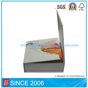 Luksus magnetforsegling papirkasse med dobbelt klapper