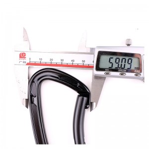 D spænde udendørs klatreudstyr sikkerhedskrog klatring spænde klatring hurtig hængende karabinhoved A1272C