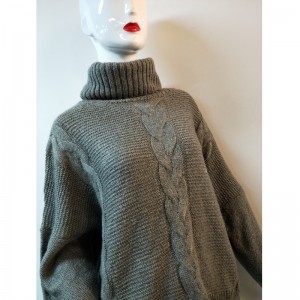 GRØG HØJ HALSKABEL KNIT SWEATER RLWS0132F