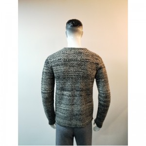 GRÅ RUNDHALS SWEATER RLMS0015F