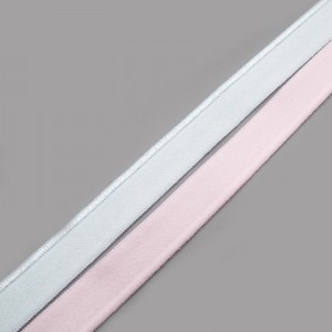 10 # Prøvefri farverig nylon spandex strikket elastisk båndbånd til tøj