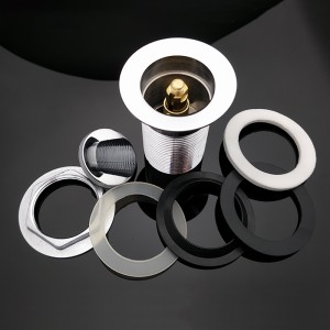 Poleret krom pop-up pop up klik klap affald