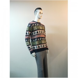 KONTRAST PRINT SWEATER RLMS0033F