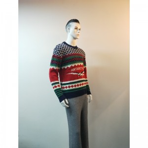 KONTRAST PRINT SWEATER RLMS0036F