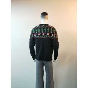 SVART CARTOON PRINT SWEATER RLMS0052F