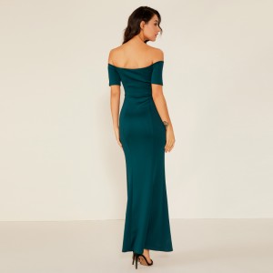 Kvinder Sexet One Shoulder Tube Top Sommerfuglkjole Stil Mode Kjoler Dame Lady Elegant WM0009