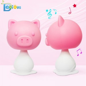 Nyt design Sikkerhed Baby Teether Rattle Food grade Silikone Baby Teether BPA Gratis baby Teether