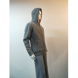 GRATIS HOODED SWEATER COAT RLMS0075F