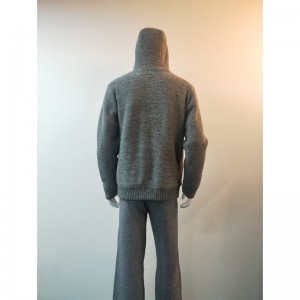 GRATIS HOODED SWEATER COAT RLMS0075F