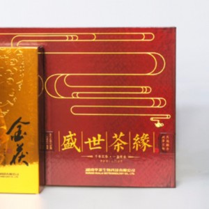 G sætter 1000 g guld fuzhuan 750g HCQL te hunan hahua sort te sundhedspleje te