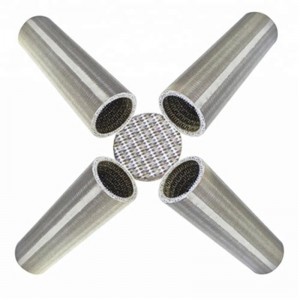 1, 2, 5, 10, 20, 30, 40, 60 mikron sintret trådnet af rustfrit stål