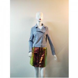 BLÅ DAMER SUEDETTE JAKKE RLWSJ0002N