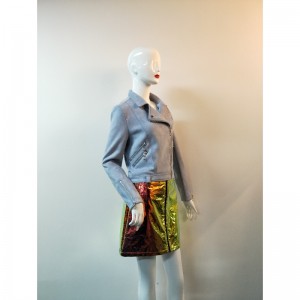 BLÅ DAMER SUEDETTE JAKKE RLWSJ0002N