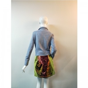 BLÅ DAMER SUEDETTE JAKKE RLWSJ0002N