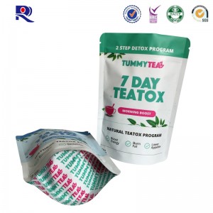 Trykt og lamineret doypak til mad