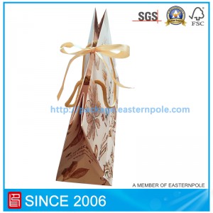 Luksus papirpose til lyspakke med båndlukning