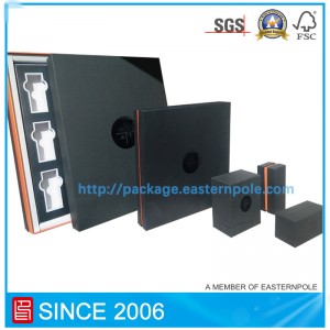 Håndlavet kosmetikpapir æske med papindsats