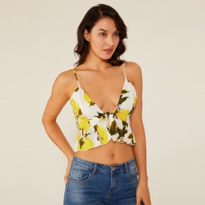 Fabrik Oem Sommer Blomster Mini Kort Hot Girl Sexet Kvinder Camisole