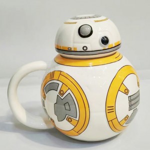 3D-formet keramisk krus med håndtag kaffe krus kop kreative gaver