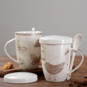 Engros specialdesignet keramisk krus til salgsfremmende gave