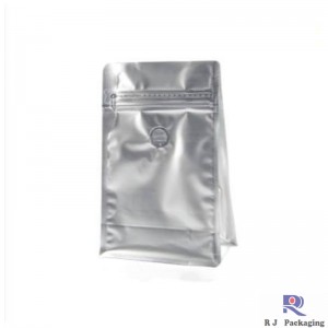 Almindeligt sølv og kranft fladpose med ventil til kaffe