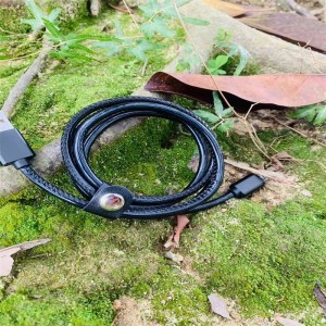 Forretningsstil læder datakabler