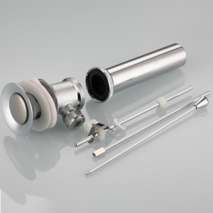 Montering af affaldsafløbsfilterprop