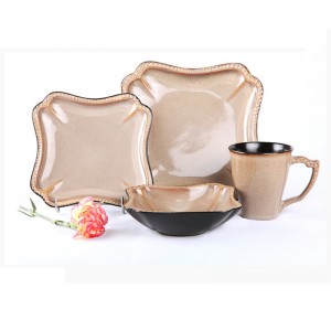 Billige keramiske fine porcelæns traditionelle etiopiske middagsæt