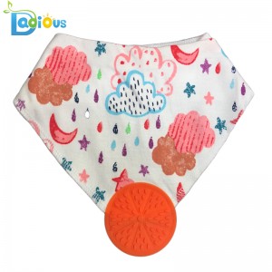 Baby Bandana Drool Bibs Tandevæksel Legetøj Baby Boy Tandbugter for babyer lavet med 100% organisk bomuld