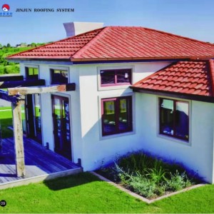 AIYIA stål leverer metal byggematerialer stenbelagte metal tagsten