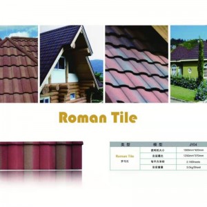 AIYIA stål leverer metal byggematerialer stenbelagte metal tagsten