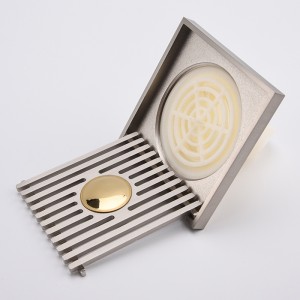 Messing dekorativ dræning dækker gulvafløb gulvafløb rens badeværelsesafløb