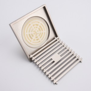 Rengøringsgitterdæksel til scupperbruser