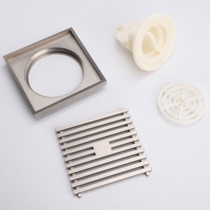 Rengøringsgitterdæksel til scupperbruser