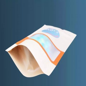 Høj kvalitet Printed tilpasse udskrivning lynlås taske til mademballage med håndtag