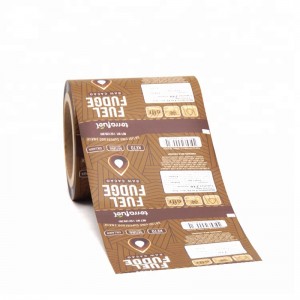 Tilpasset metaliseret mademballage Plastic Lamineringsemballage rullende film