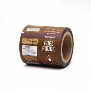 Tilpasset metaliseret mademballage Plastic Lamineringsemballage rullende film