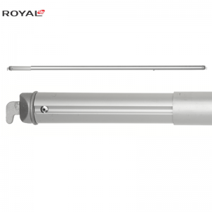 Rør- og drapesjusterbar tværsnit Drapestøtte