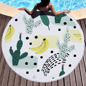 Strandhåndklædetrykket strandhåndklædetrykt strandhåndklæde kan tilpasses