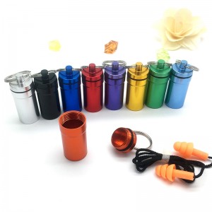 Medicinflaske af aluminiumslegering og øreprop aluminiumsflaske