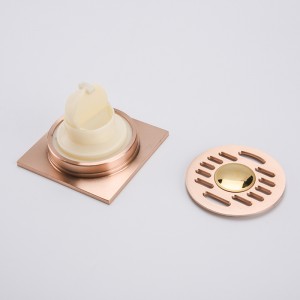 Moderne afløbst toiletgulvstørrelser