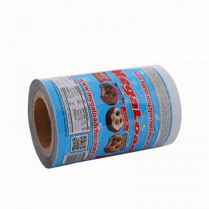 Lamineret plastik i fødevarekvalitet, fugtbestandig varmeforsegling cookieemballage film på rulle