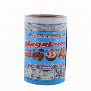 Lamineret plastik i fødevarekvalitet, fugtbestandig varmeforsegling cookieemballage film på rulle