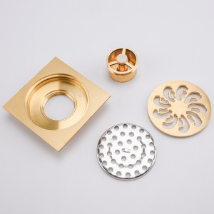 Nikkel bronze automatisk safon gulvafløb