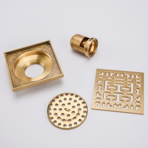 Let at installere afludningsdækplade til afluftning af gulvet