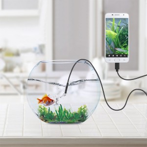 Trådløst endoskop 2,0 megapixels HD WiFi Borescope Mikrogrænseflade Vandtæt inspektion Snake Camerafor Android, iOS og Windows, iPhone, Samsung, Tablet, Mac