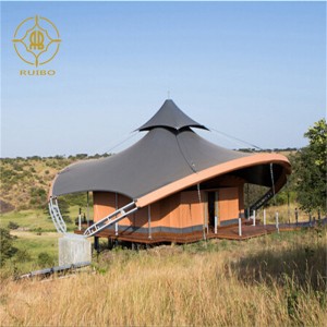 Fabriks præfabrikeret luksus PVDF membranmateriale stålkonstruktion Hotel hustelt