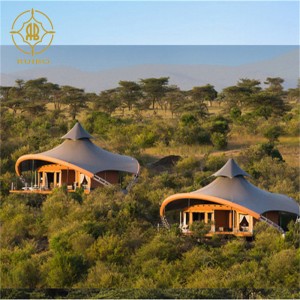 Fabriks præfabrikeret luksus PVDF membranmateriale stålkonstruktion Hotel hustelt